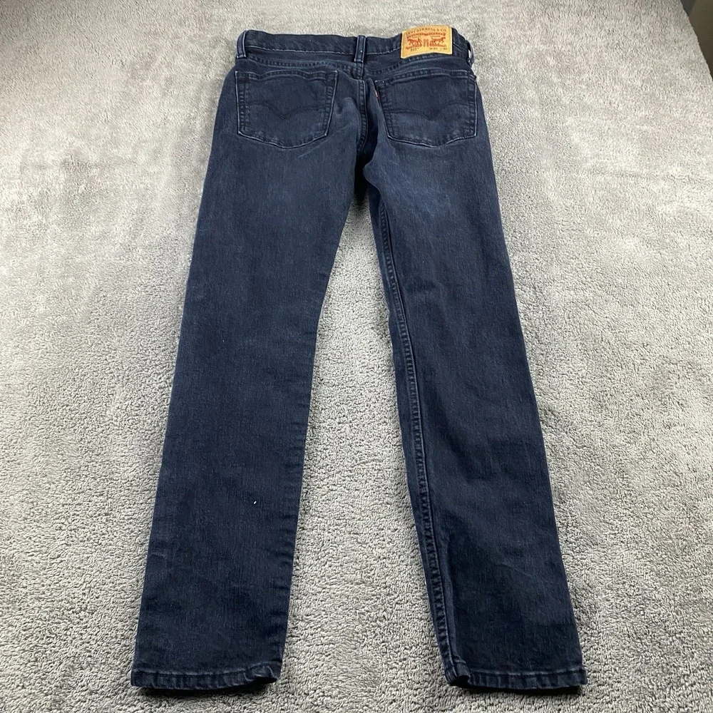 Levis 510 Skinny Jeans Mens 30x30 Blue Dark Wash Mid‎ Rise